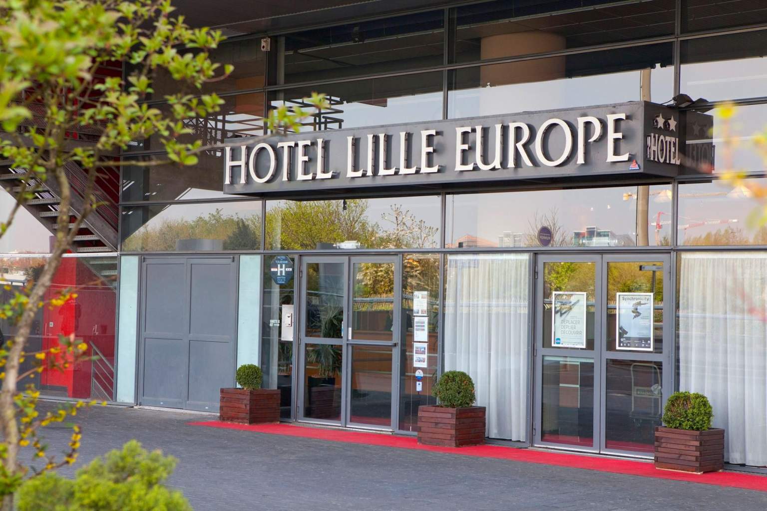 acces Hotel Lille Europe au centre de Lille proche des gares Euralille et Flandre